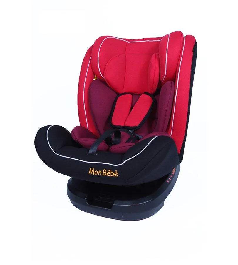 SIÈGE AUTO PIVOTANT ISOFIX GROUPE 0/1/2/3 ROUGE – MON BEBE – Image 3